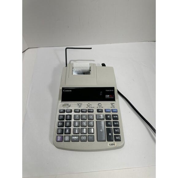 Canon P200-DHIII Scientific Calculator‎ Accounting - Tested & Working Great - Picture 2 of 7